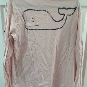 Vineyard Vines Pink Long Sleeve Top